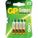 Pack 8  pilas alcalinas  LR03 AAA 1,5V  SUPER ALKALINE GP  