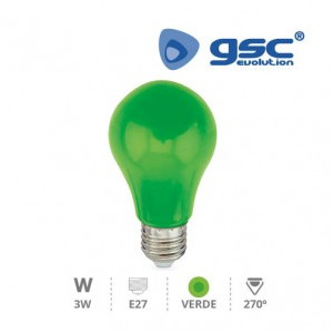 Lámpara  estándar led verde...