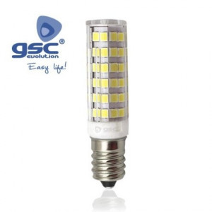 Lámpara tubular led SMD  4,5W E-14 230V 450Lm 3000K  gsc 